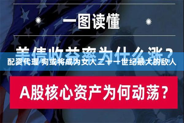 配资代理 狗或将成为女人二十一世纪最大的敌人